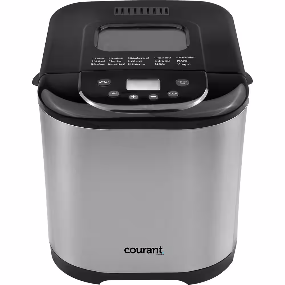 Courant 2 lbs. Automatic Bread Maker Stainless Steel