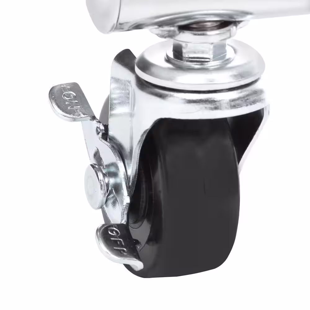 Honey-Can-Do Silver Steel Clothes Rack 56.7 in. W x 70.5 in. H