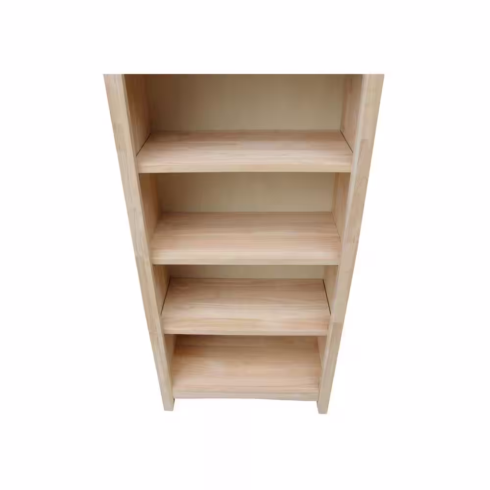 International Concepts Unfinished Shaker Bookcase - 48