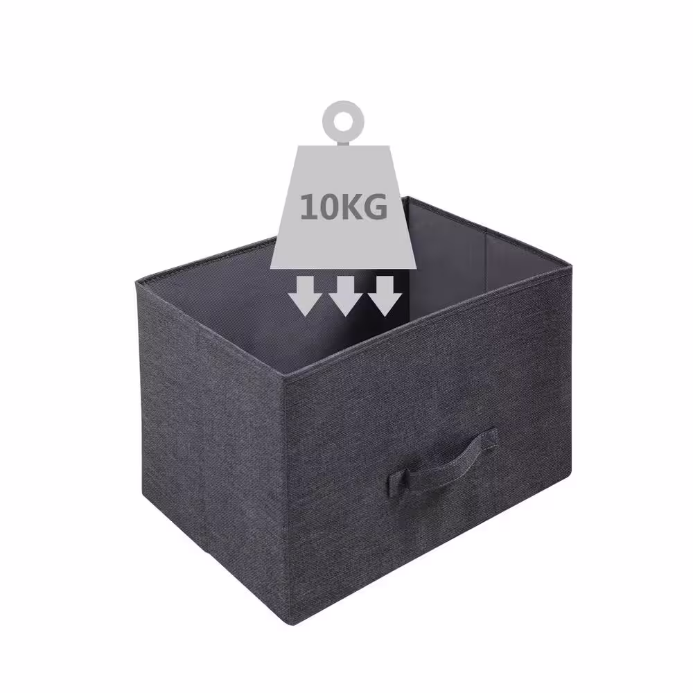 None 32.7 in. W x 30.3 in. H x 11.4 in. D Non-Woven Freestanding Cabinet in Black