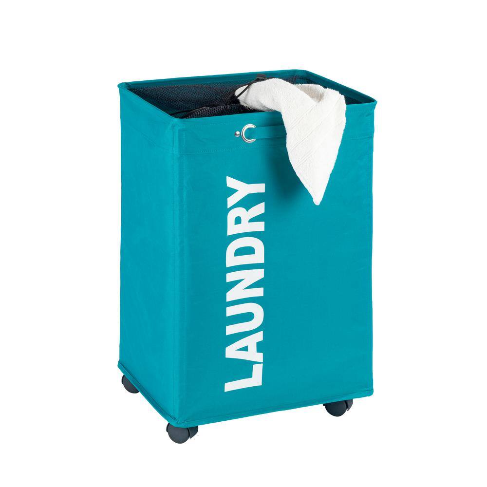 Wenko Quadro Petrol Laundry Bin