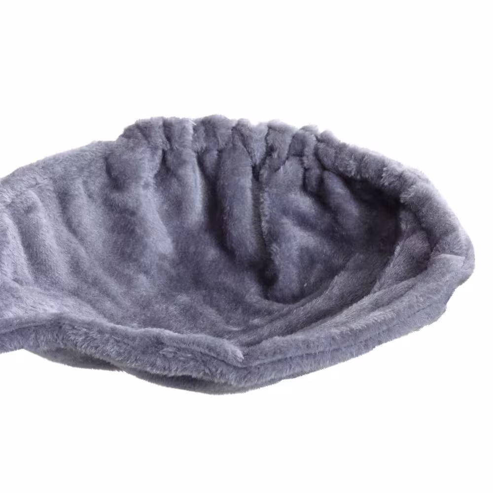 None 60 in. Multi-Level Cat Tree Tower with Play Tunnel in Light Gray