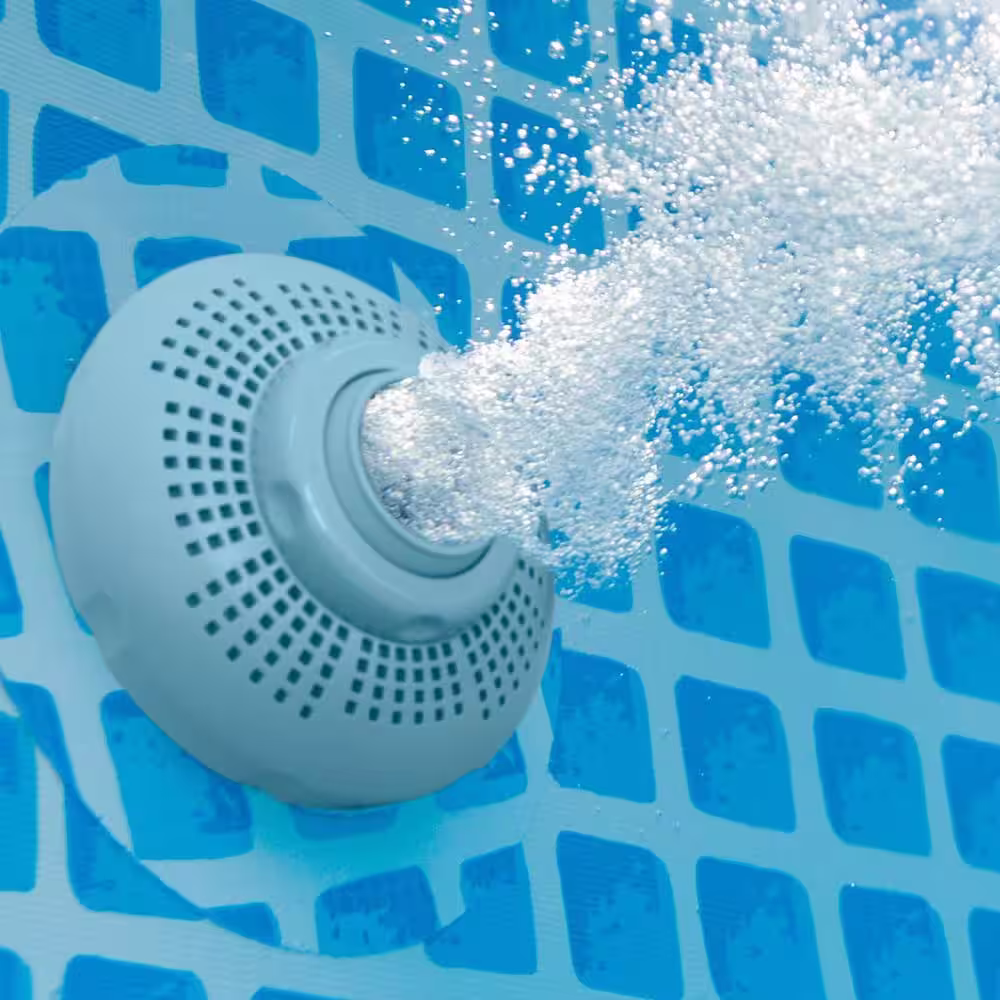 Intex 18 ft. x 48 in. Prism Frame Above Ground Swimming Pool Set with Pump