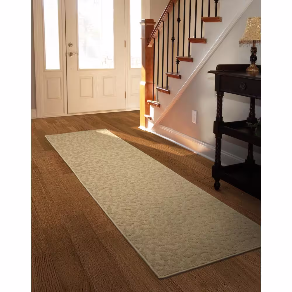 Garland Rug Ivy Tan 2 ft. x 8 ft. Runner Rug