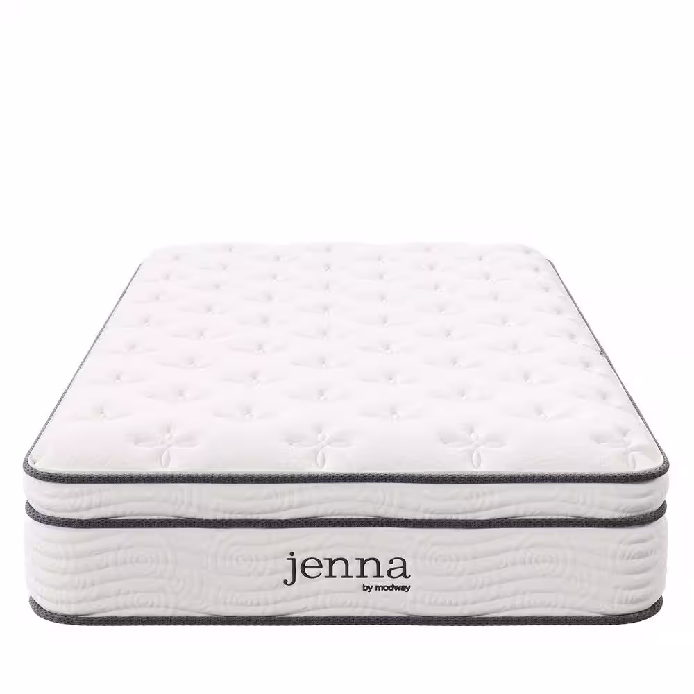 MODWAY Jenna 10in. Medium Innerspring Tight Top Twin Mattress