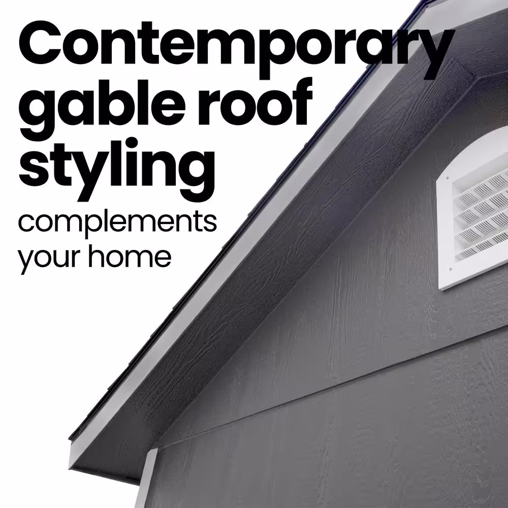 Handy Home Products Do-it Yourself Windemere 10 ft. x 12 ft. Deluxe Multi-purpose Wood Shed with Smartside and operable window (120 sq. ft.)