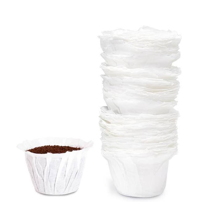 None Cafe Filters Paper Coffee Filter Liners For Reusable K-Cups 500 Count - 100% Biodegradable and Compostable