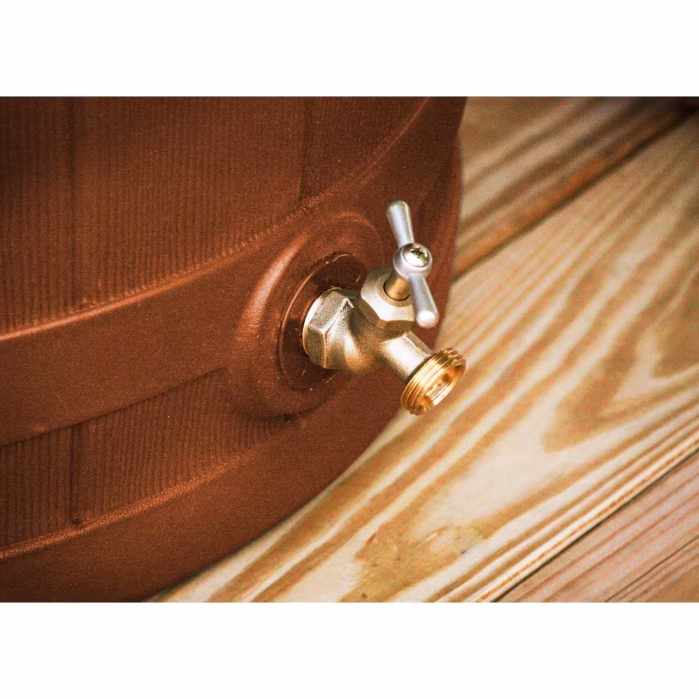 Good Ideas 50 Gal. Terra Cotta Rain Wizard