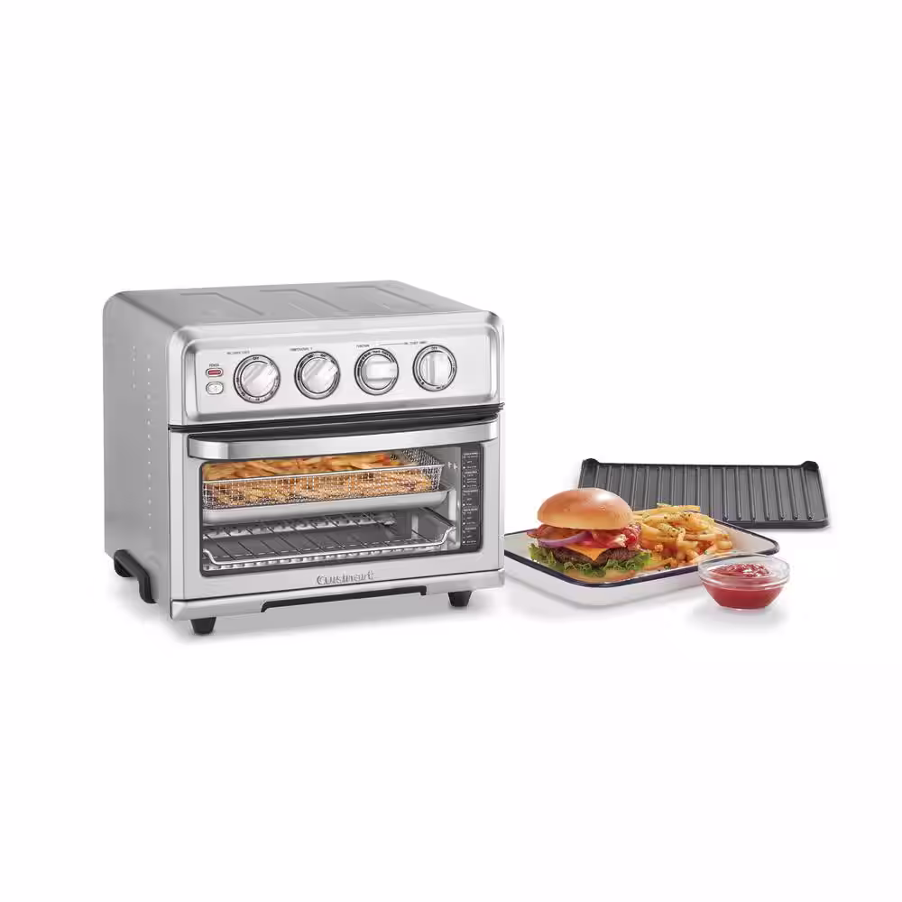 Cuisinart 1800 W Stainless Steel 0.6-cubic-foot Air Fryer Toaster Oven with Grill