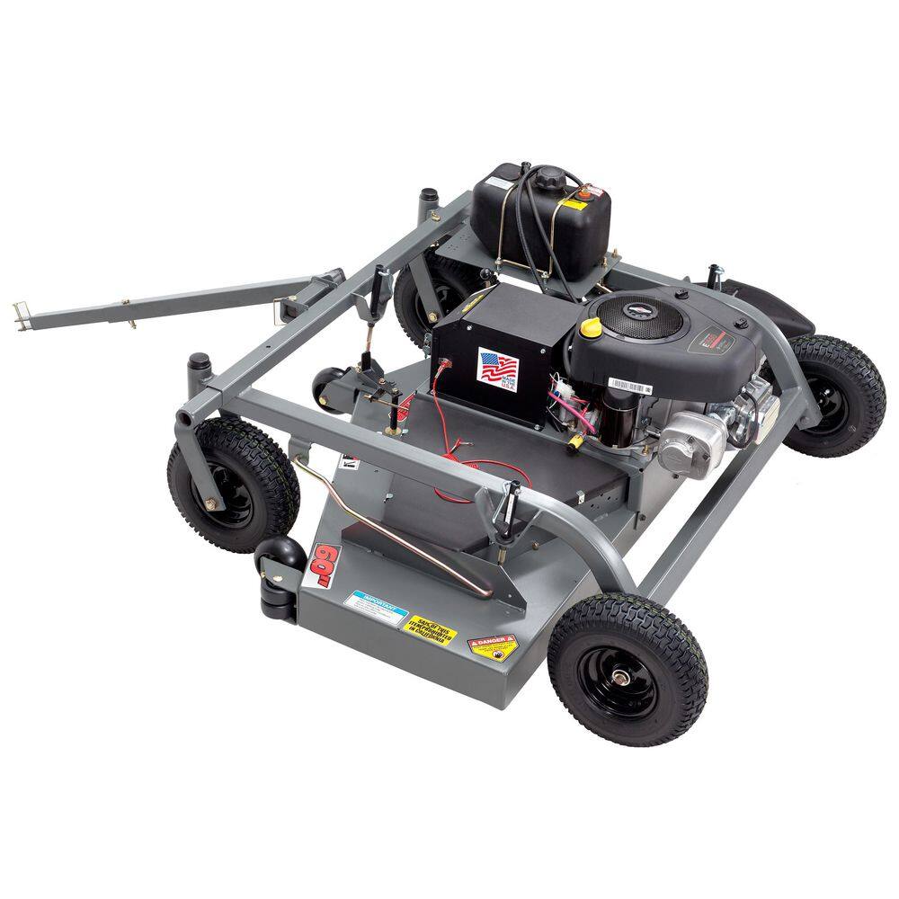 SWISHER 60 in. 15.5-HP 500 cc Briggs & Stratton Electric Start Pull-Behind Finish Cut Lawn Mower