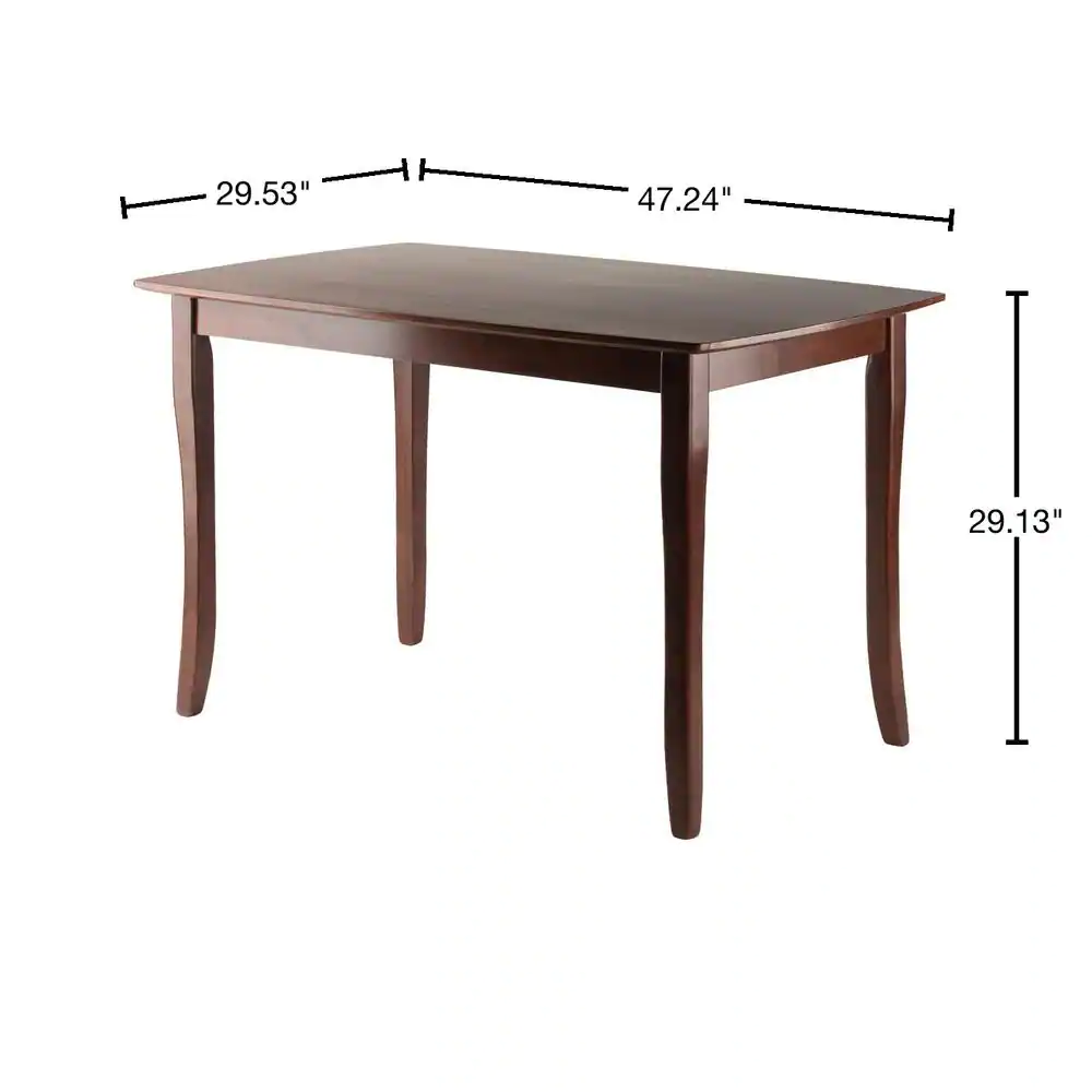 WINSOME WOOD Inglewood Walnut Dining Table
