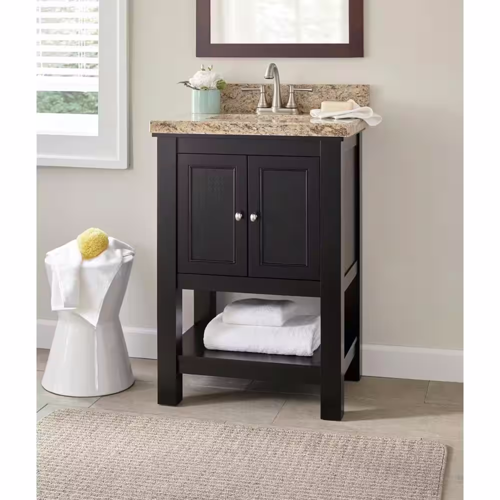 TrafficMaster Pindot Fog 2 ft. x 4 ft. Dots Polypropylene Accent Rug