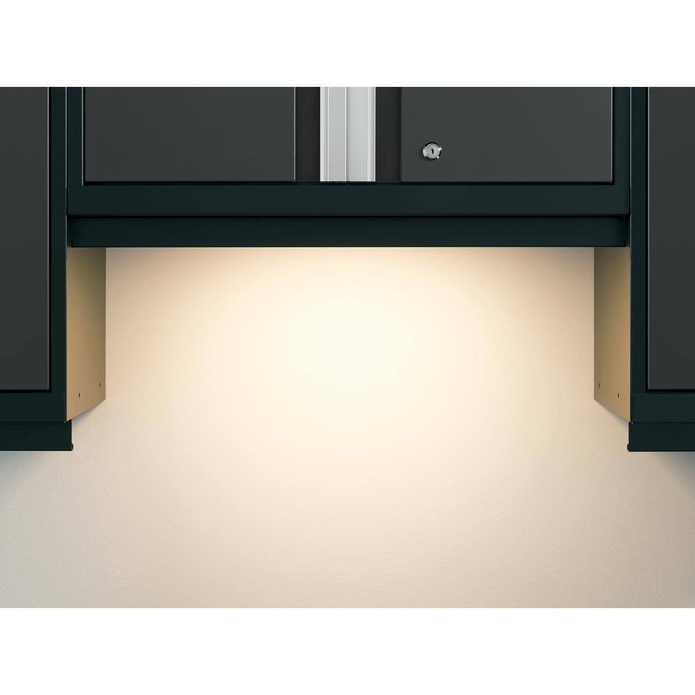 NewAge Products Bold Series 186 in. W x 76.75 in. H x 18 in. D 24-Gauge Steel Garage Cabinet Set in Gray (12-Piece)