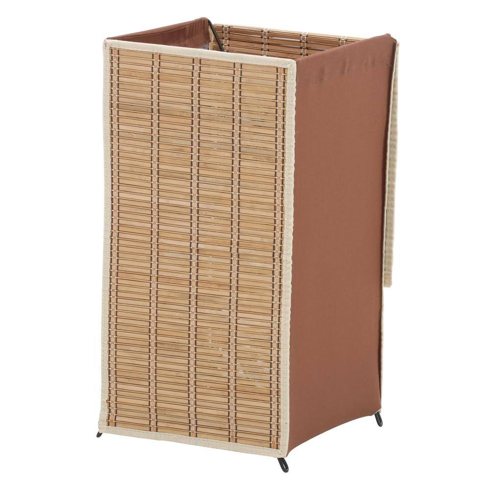 Honey-Can-Do Tall Bamboo Laundry Hamper with Lid