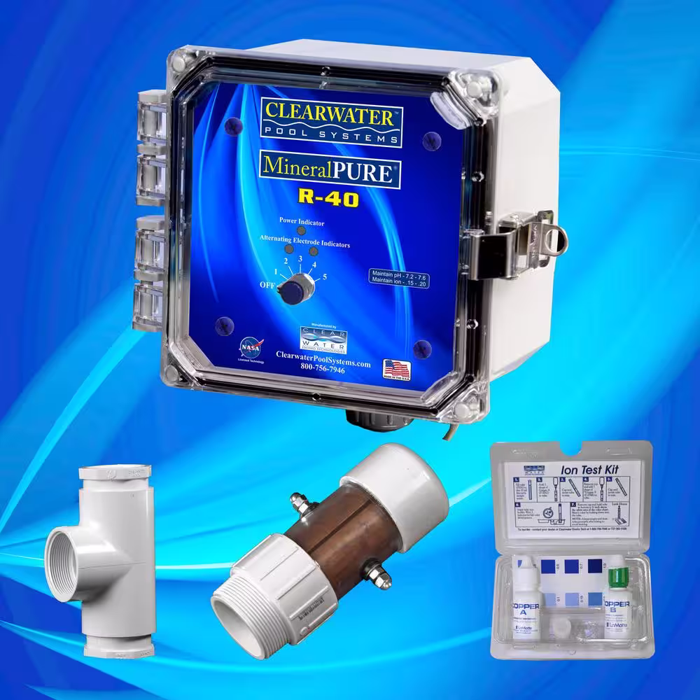 Mineral Pure 40,000 Gal. Residential Swimming Pool Ionizer