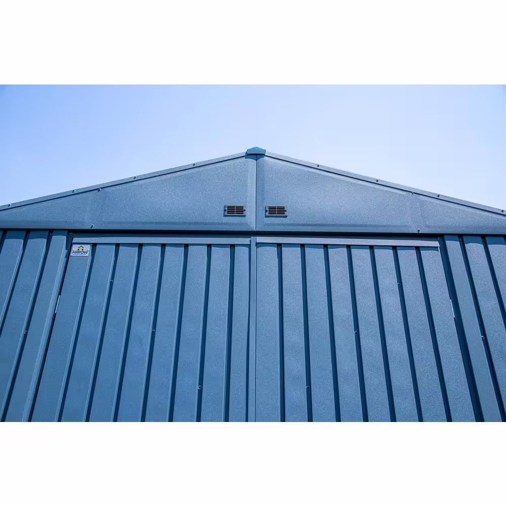 Arrow Elite Storage Shed 16 ft. W x 14 ft. D x 8 ft. H Metal Shed 224 sq. ft.