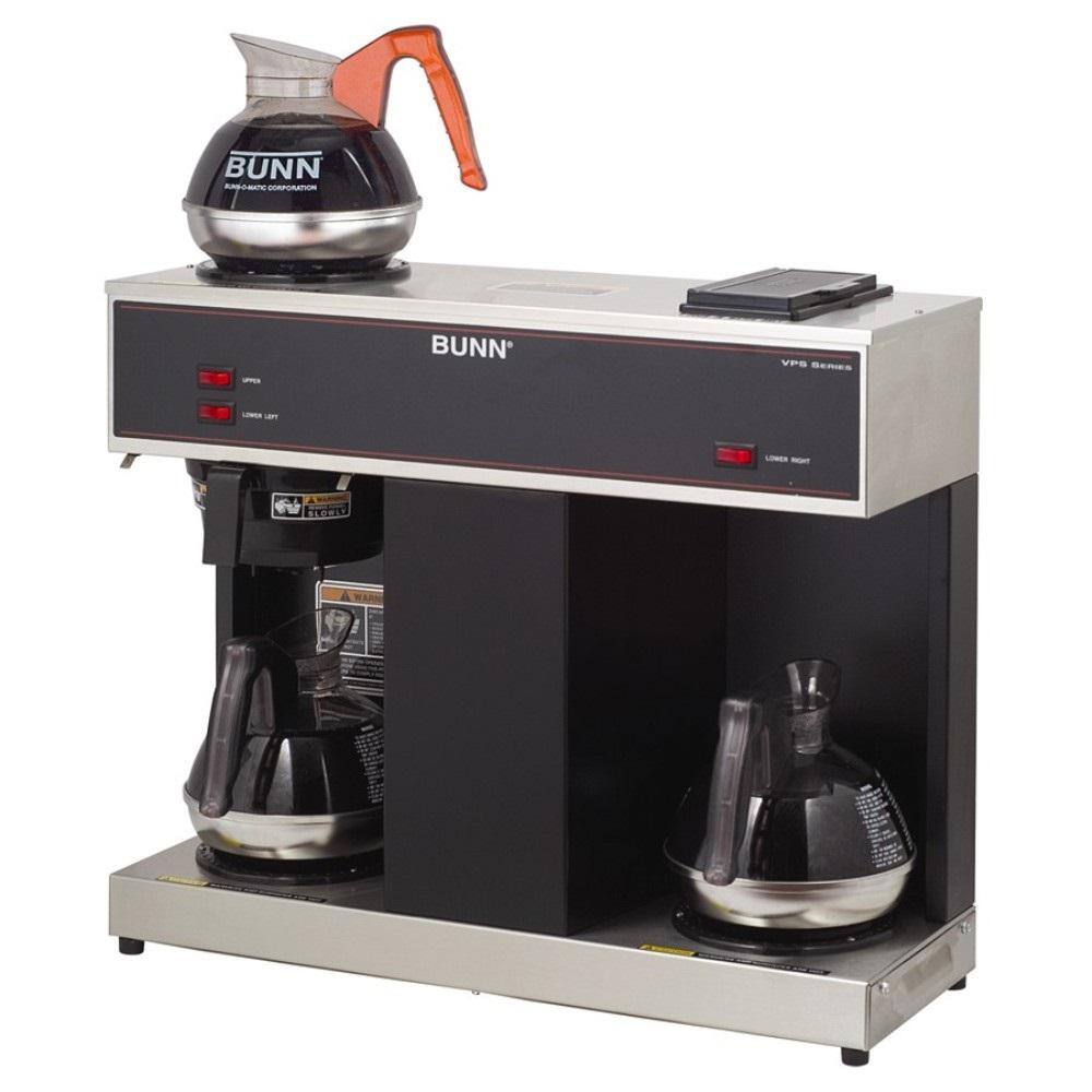 Bunn VPS 12-Cup Commercial Coffee Maker with 3 Warmers, 04275.0031