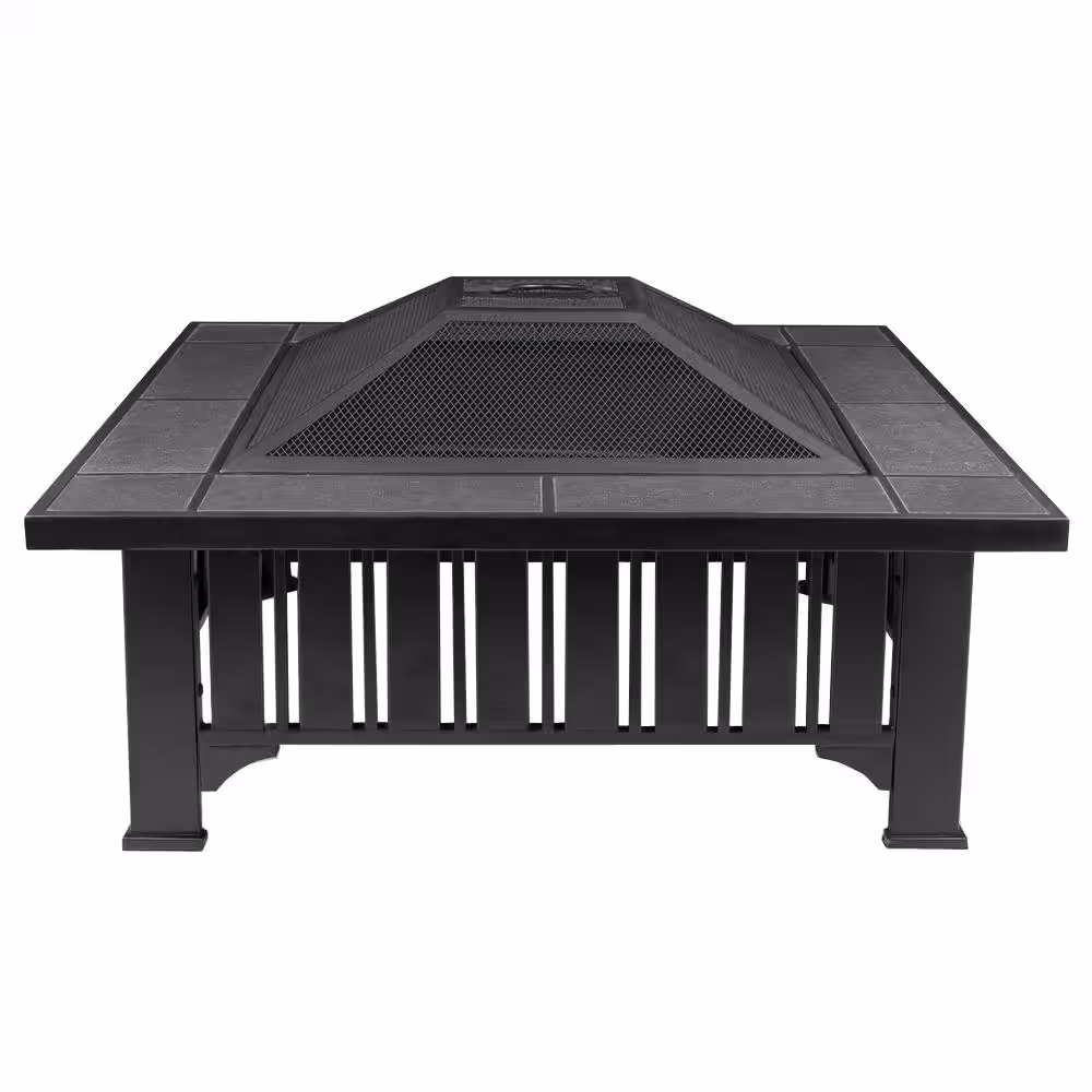 Real Flame Lafayette 34 in. Wood Burning Fire Pit