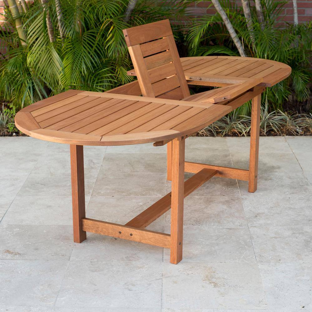 Amazonia Arizona Oval 7-Piece Eucalyptus Patio Dining Set