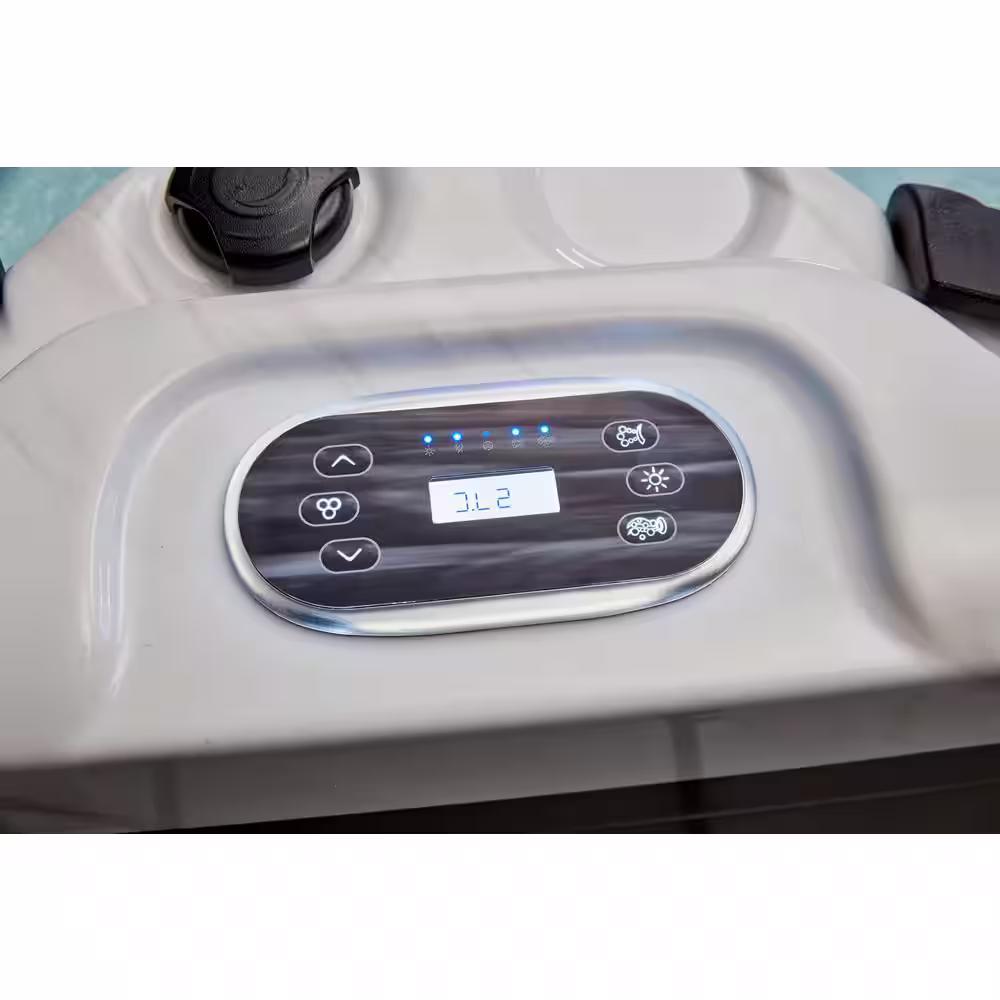 Luxury Spas Largo 3-Person 35-Jet Double Lounger Hot Tub with Stainless Jets