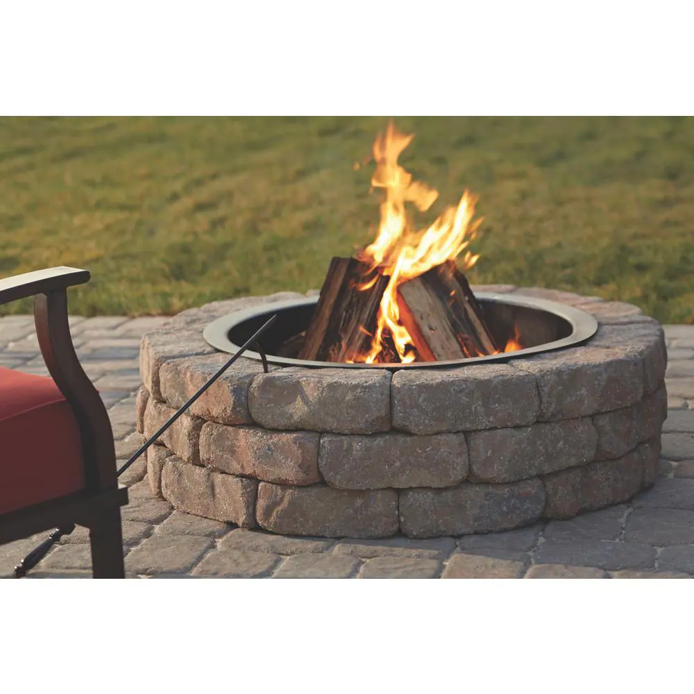 Oldcastle Beltis Harbor 43.5 in. Round Fire Pit Kit