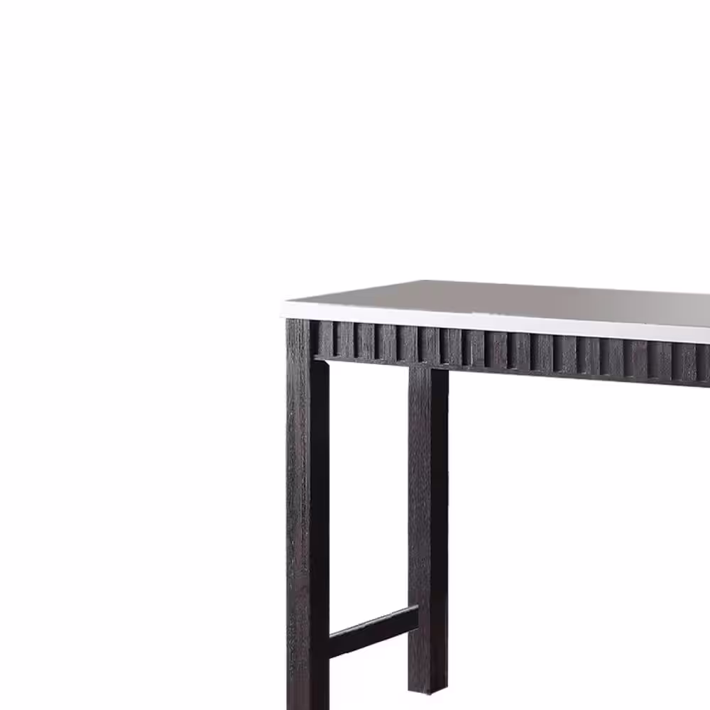 Acme Furniture Necalli 1 -Piece Rectangle Marble Top Counter Height Set