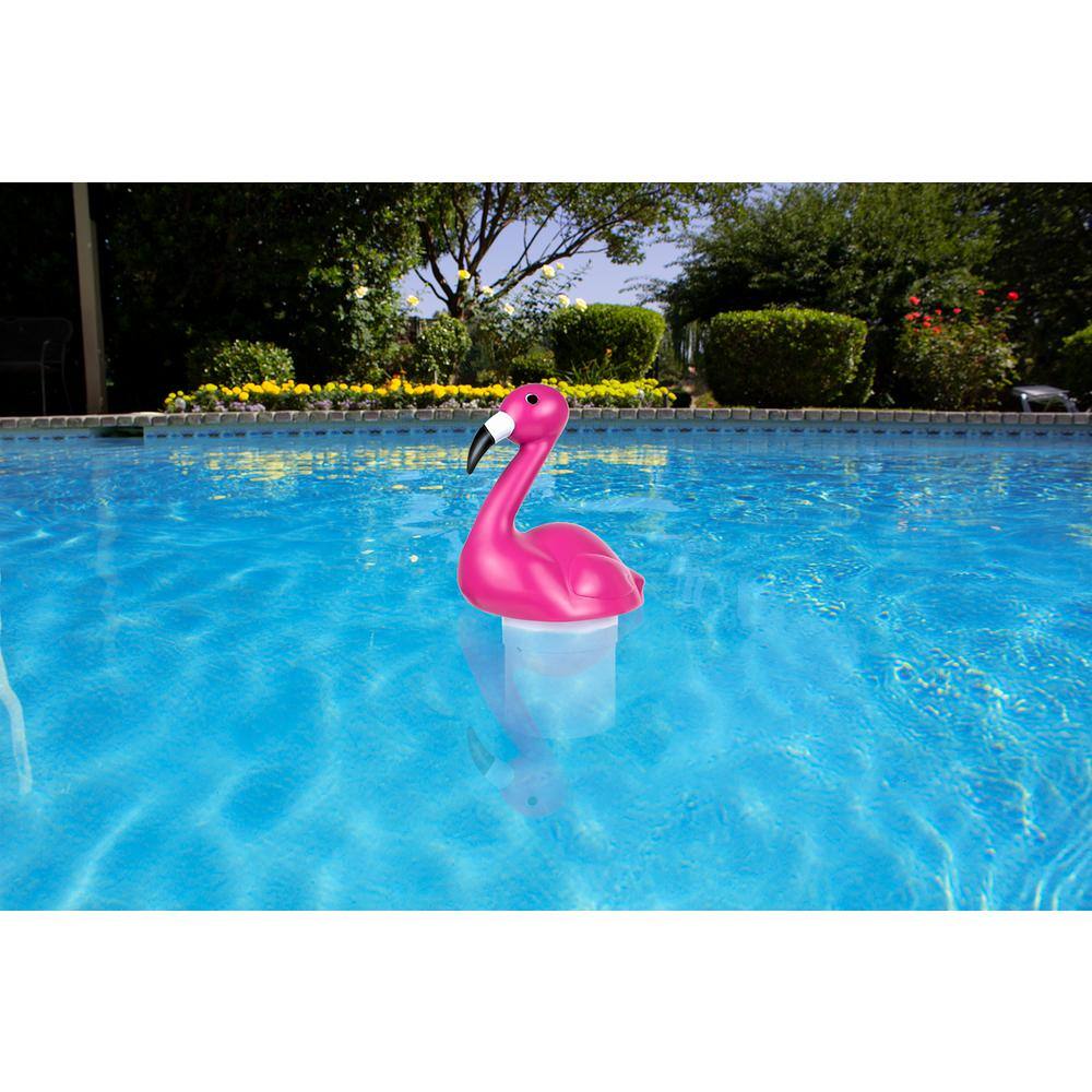 Poolmaster Pink Flamingo Swimming Pool and Spa Chlorine Dispenser