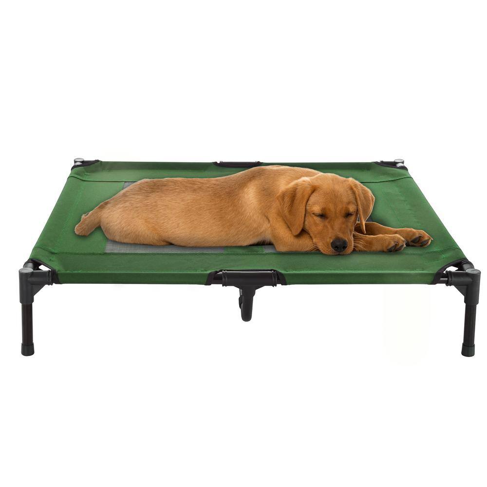 Petmaker Large Green Elevated Pet Bed