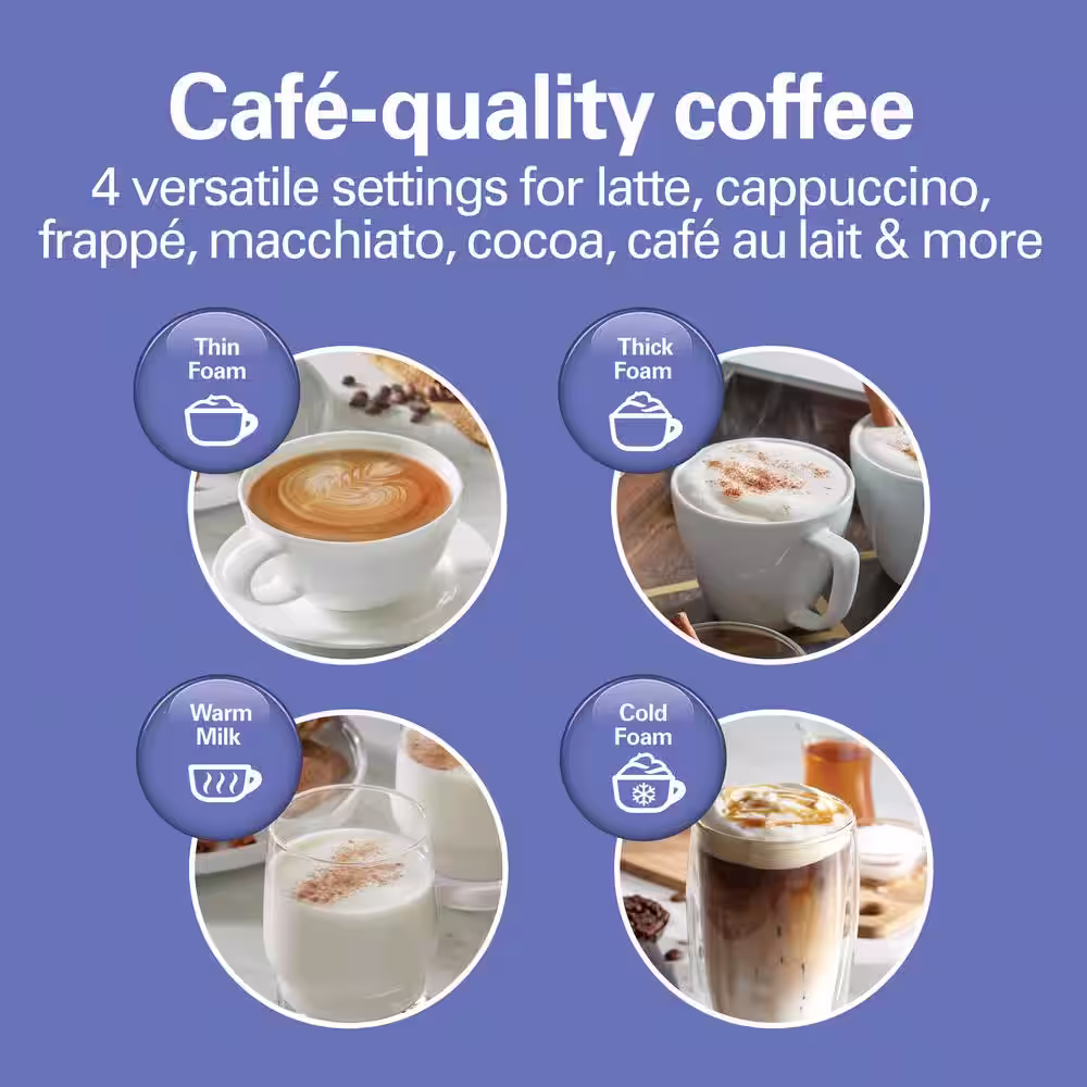 Hamilton Beach 10 oz. Stainless Steel Milk Frother and Warmer