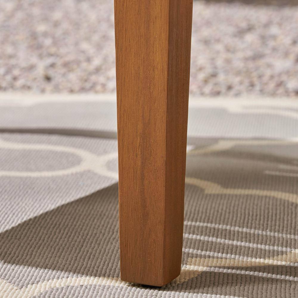 Noble House Hampton Natural 6-Piece Wood Patio Conversation Set