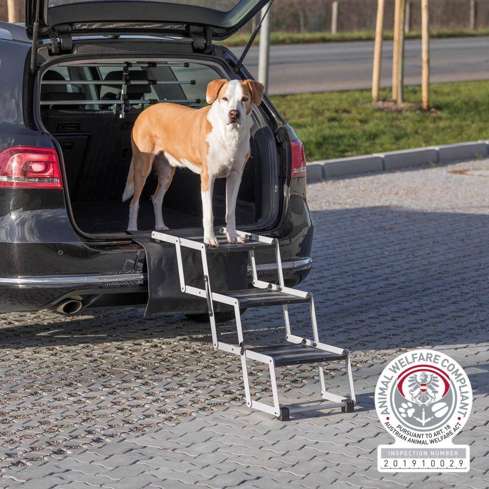 TRIXIE Heavy-Duty Foldable Aluminum Pet Steps