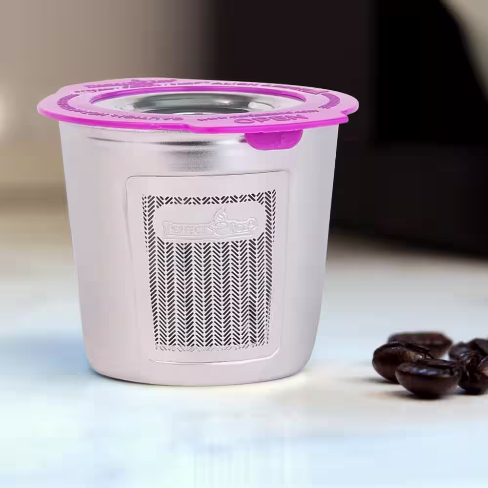 PERFECT POD Cafe Fill Stainless Steel Premium Reusable Single Serve Coffee Filter Cup