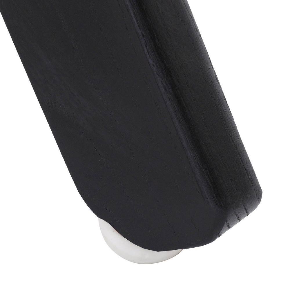 Casual Home 18 in. Director's Chair Black Solid Wood Frame