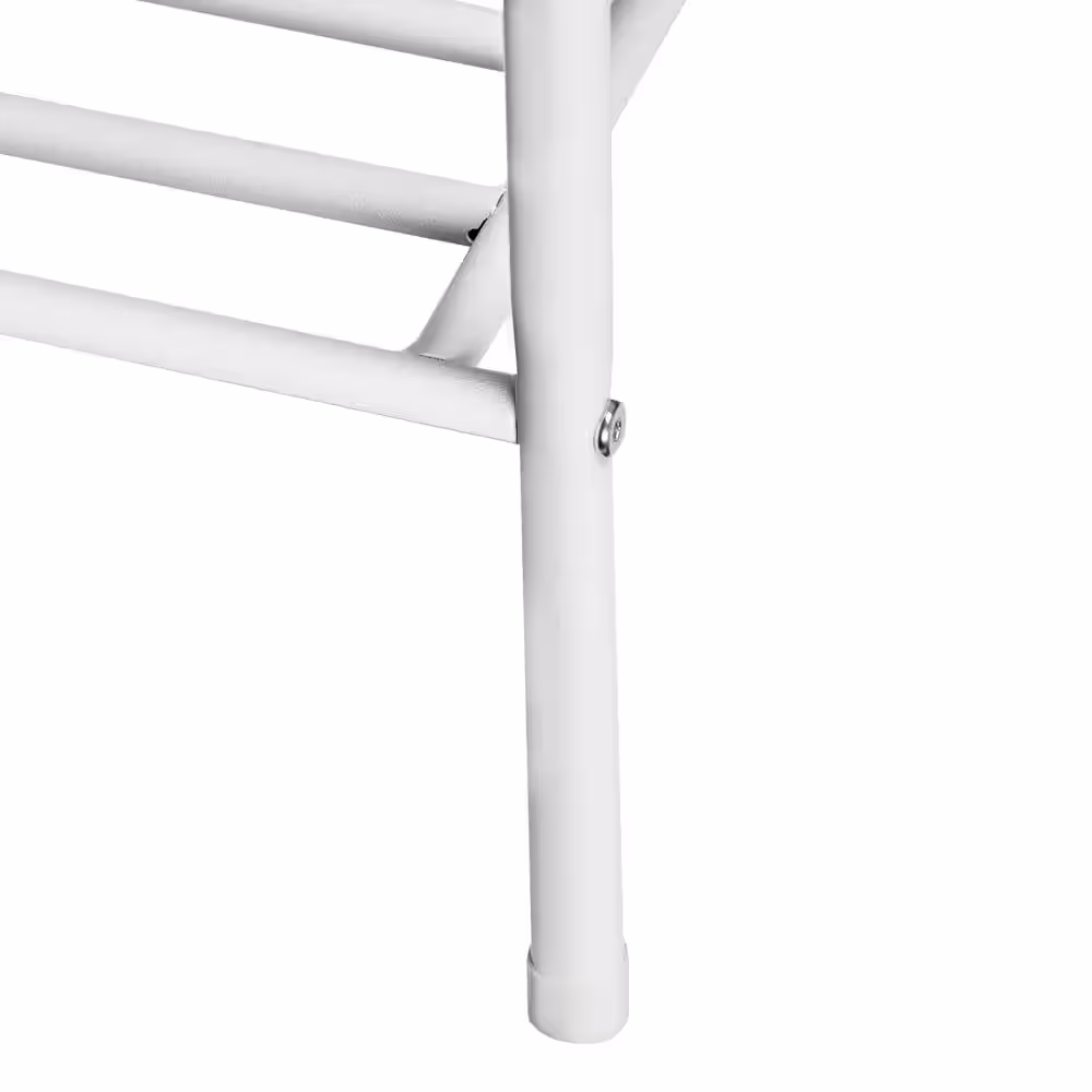 Honey-Can-Do White Steel Clothes Rack 45 in. W x 66 in. H