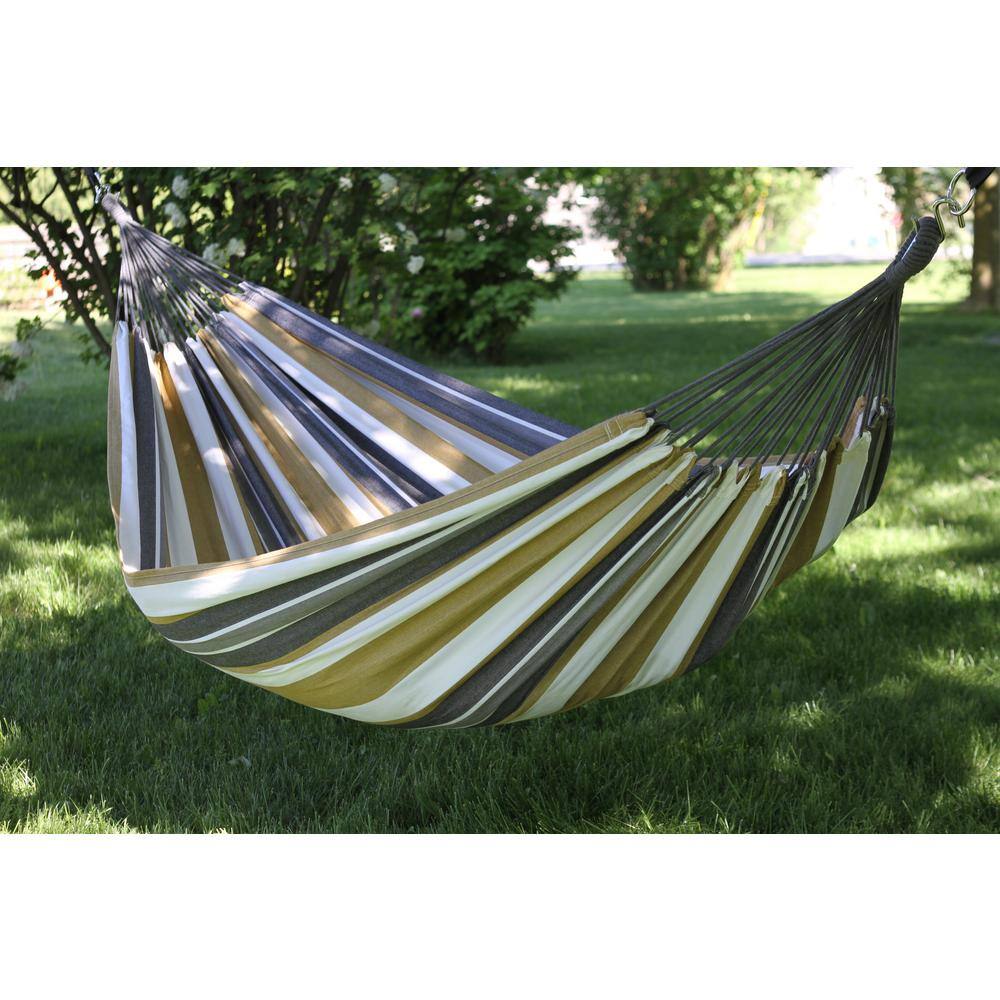 Vivere 12 ft. Brazilian Cotton Double Hammock in Desert Moon