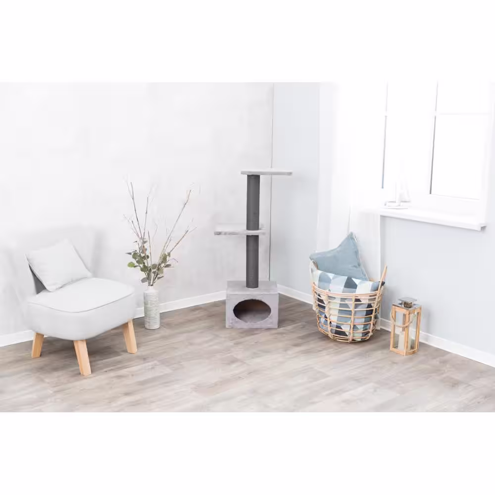 TRIXIE Gray Badalona Cat Tower