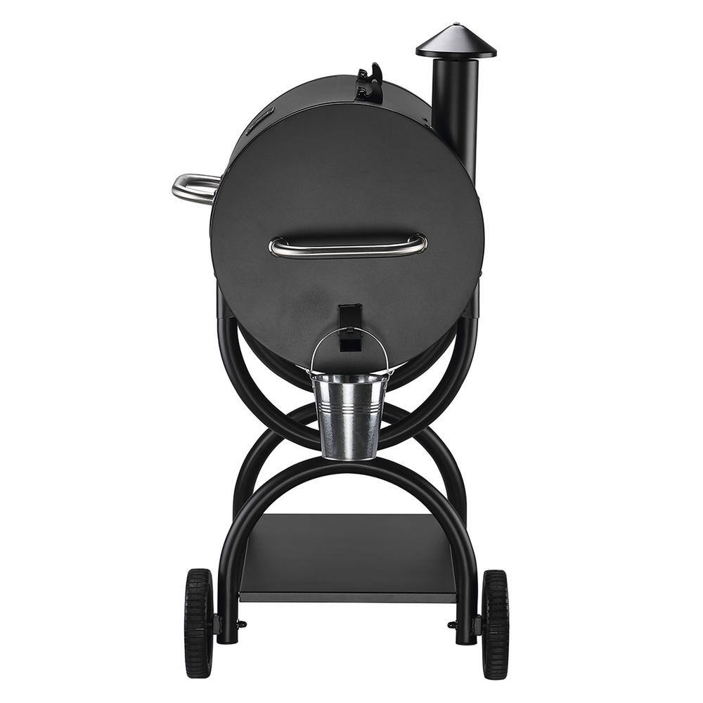 Z GRILLS 590 sq. in. Wood Pellet Grill and Smoker PID, Black
