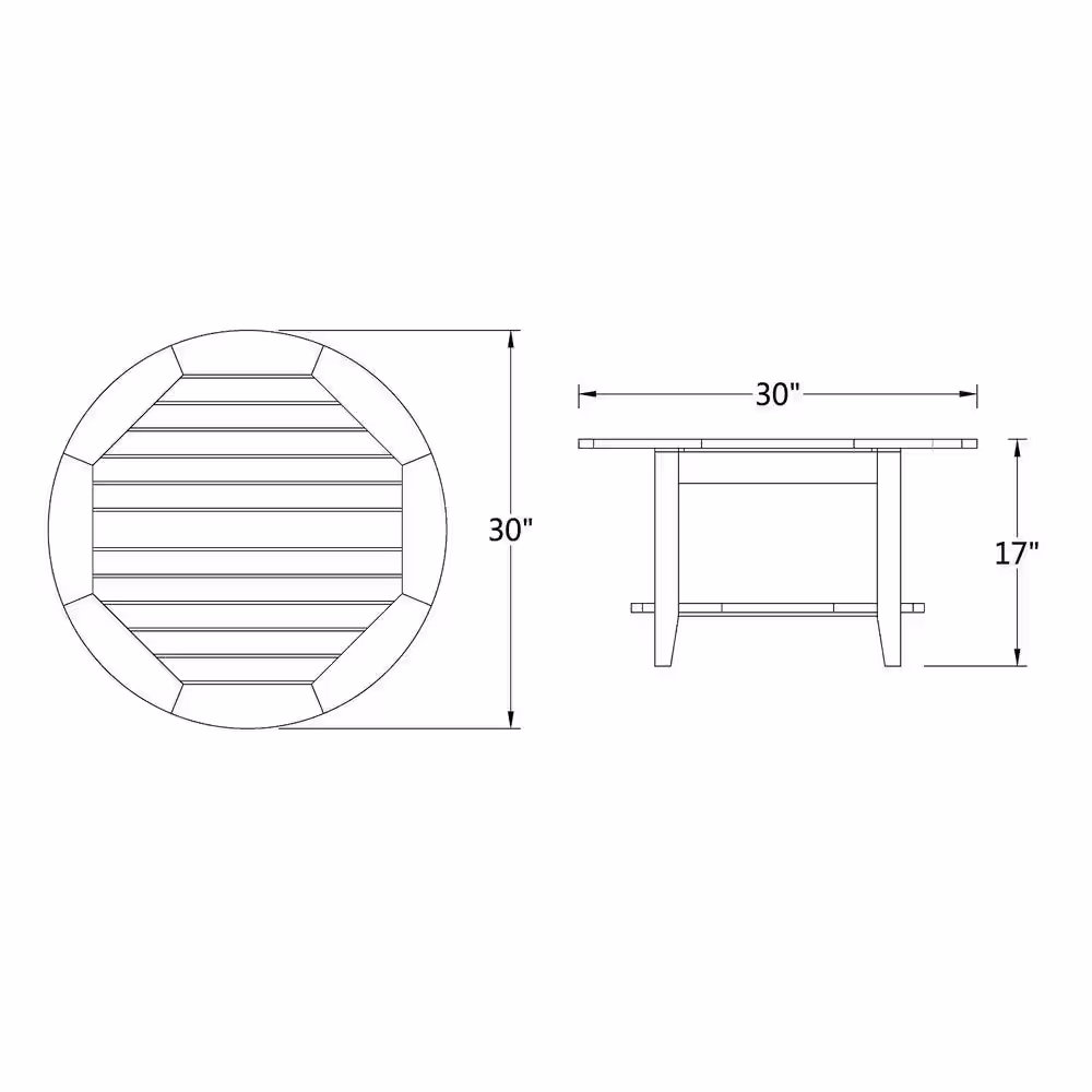 Cambridge Casual Maine Mahogany 4-Piece Wood Patio Conversation Set with Oyster Cushion