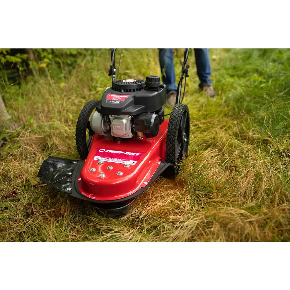 Troy-Bilt 22 in. 140 cc Gas Walk Behind String Trimmer Mower