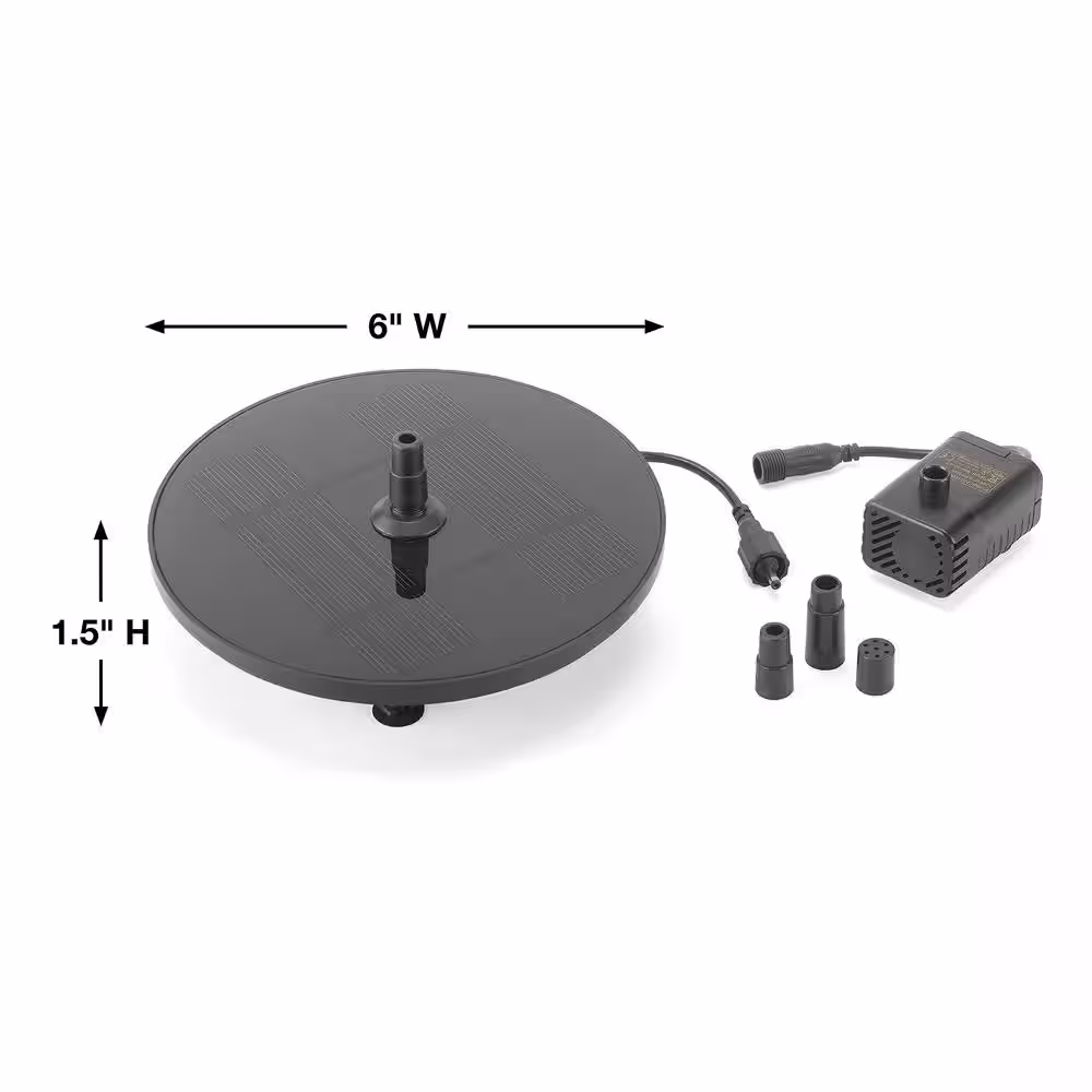 Smart Solar AquaNura LP Solar Birdbath Kit