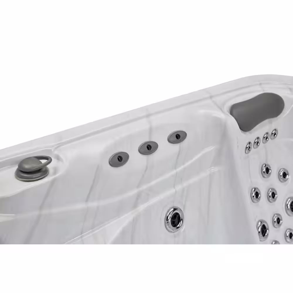 Luxury Spas Infinity 5-Person 77 Jet Dual Lounger Hot Tub with Bluetooth