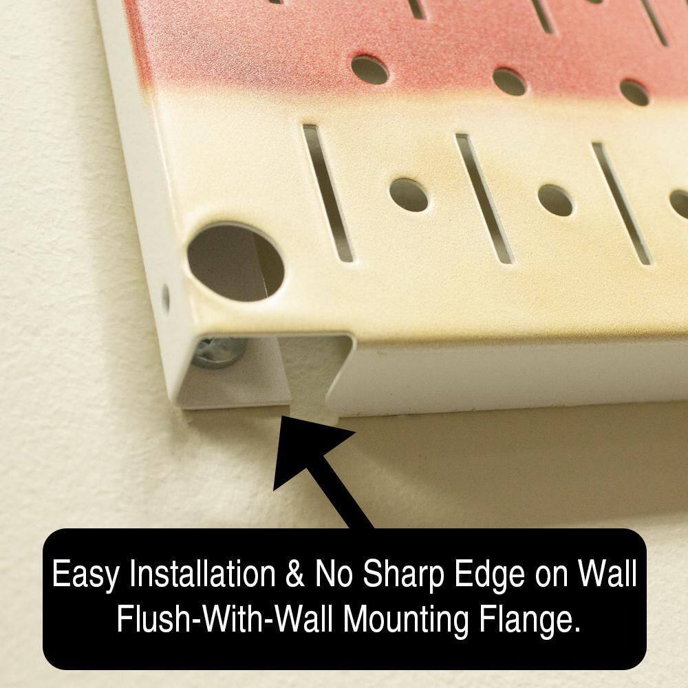 HangTime 32 in. H x 48 in. W Don't Tread On Me Design Metal Pegboard 3 Panel Set