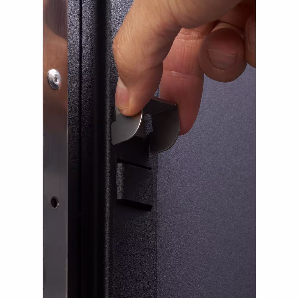 TRINITY PRO 28 in. W x 33.6 in. H x 18.7 in. D 18-Gauge Steel Garage Base Cabinet in Black