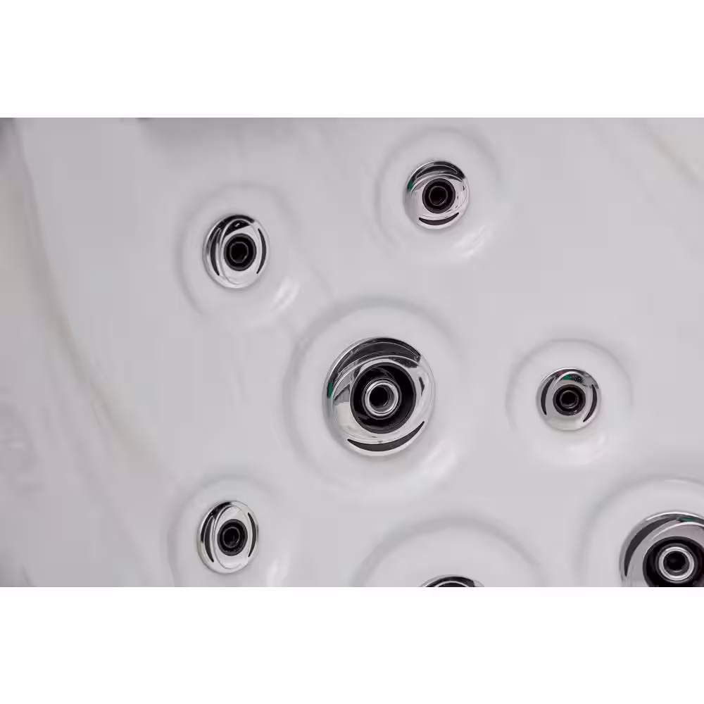 Luxury Spas Largo 3-Person 35-Jet Double Lounger Hot Tub with Stainless Jets