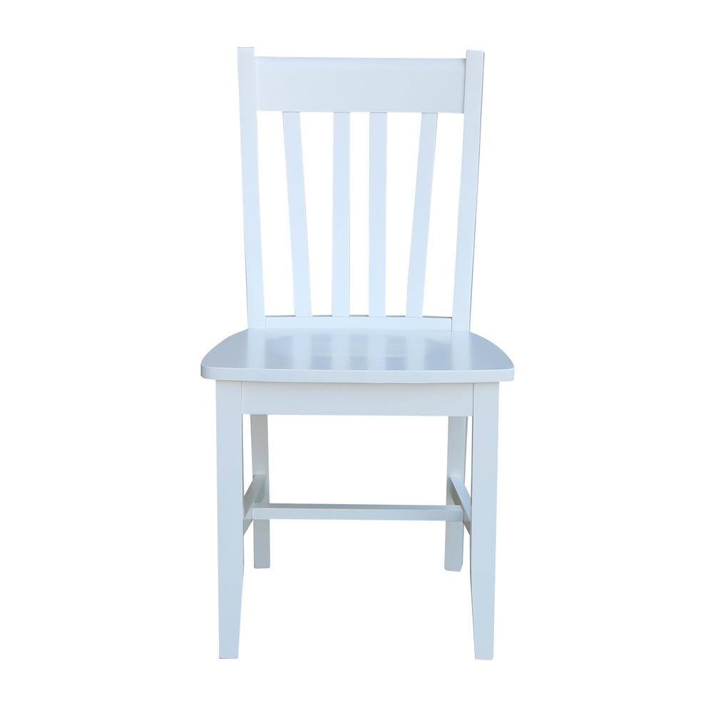 International Concepts Cafe Pure White Dining Chair (Set of 2)