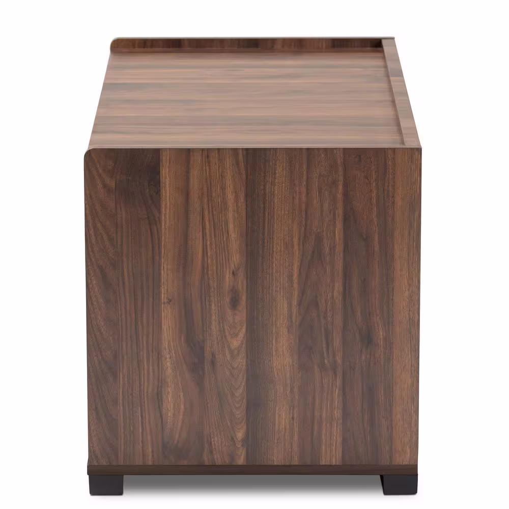 Baxton Studio Claire Brown Cat Litter Box Cover House