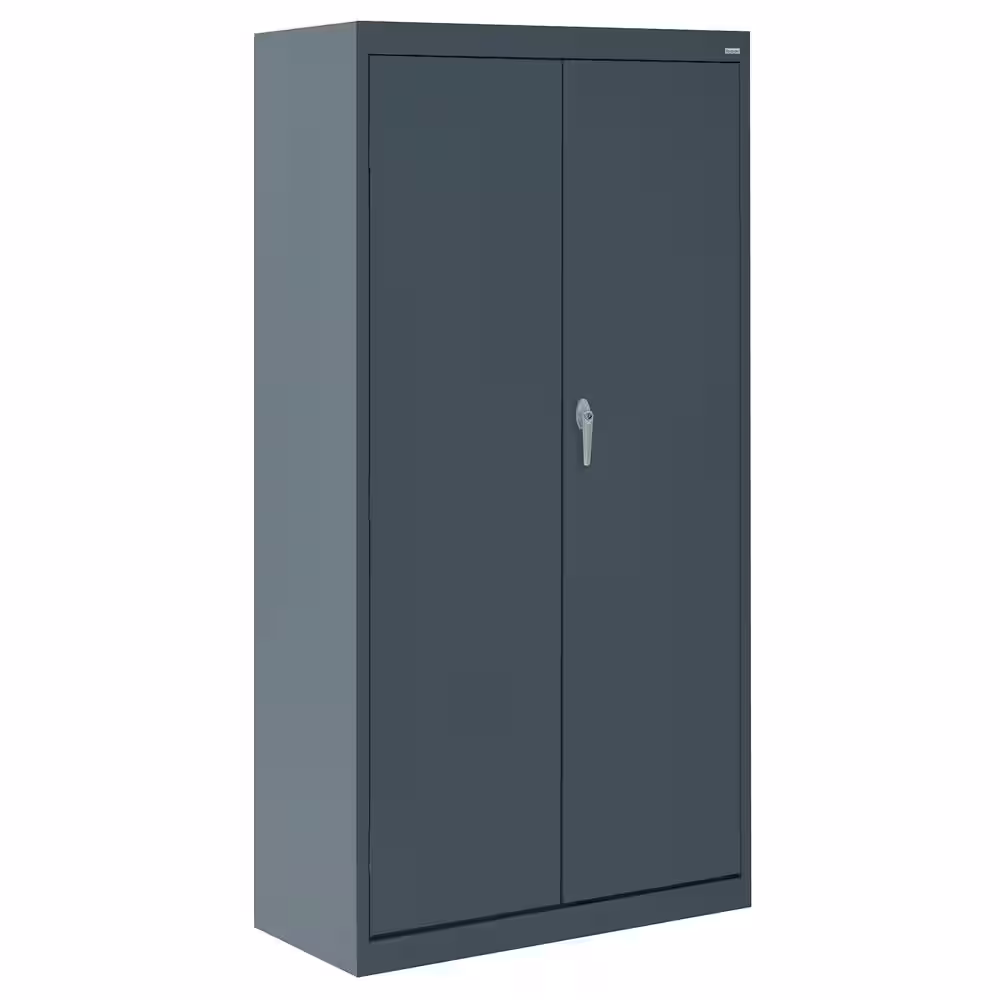 Sandusky Supply ( 30 in. W x 66 in. H x 18 in. D ) Freestanding Cabinet with 3 Fixed Shelves in Charcoal