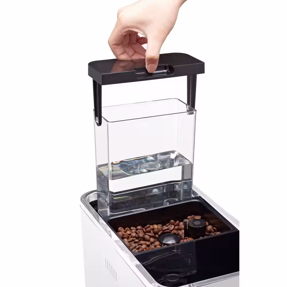 Espressione Concierge Elite Fully Automatic Bean to Cup Espresso Machine, Diamond White