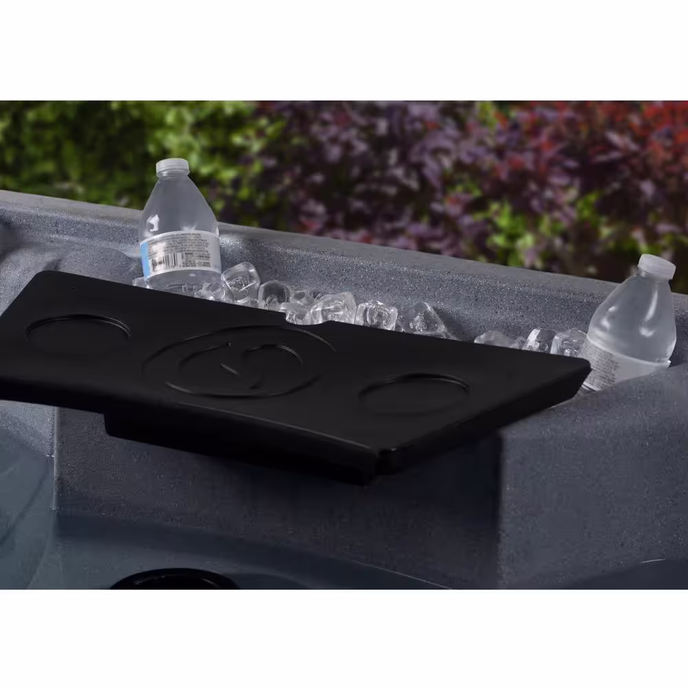 AquaLife Siesta 6-Person 70 Stainless Jet 240-Volt Hot Tub with Real stainless steel Heater, ozone and Built-in Ice Bucket