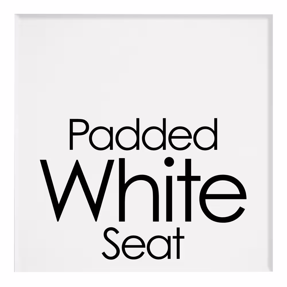 Lavish Home White Steel Padded Seats Folding Bar Stools Set of 2